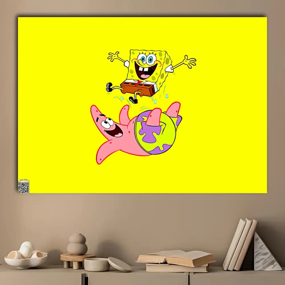 متال پوستر انیمیشن SpongeBob کد K093 — تصویر ۳
