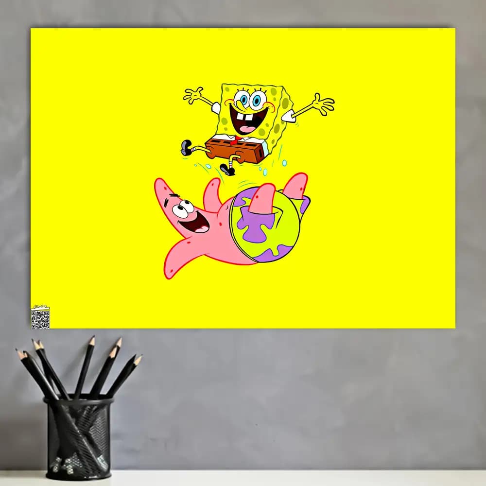 متال پوستر انیمیشن SpongeBob کد K093 — تصویر ۴