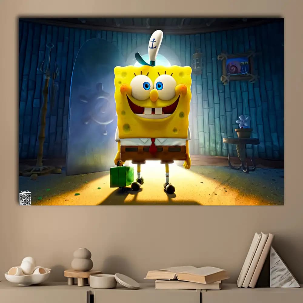 متال پوستر انیمیشن SpongeBob کد K092 — تصویر ۳