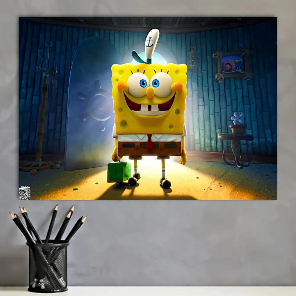 متال پوستر انیمیشن SpongeBob کد K092 — تصویر ۴