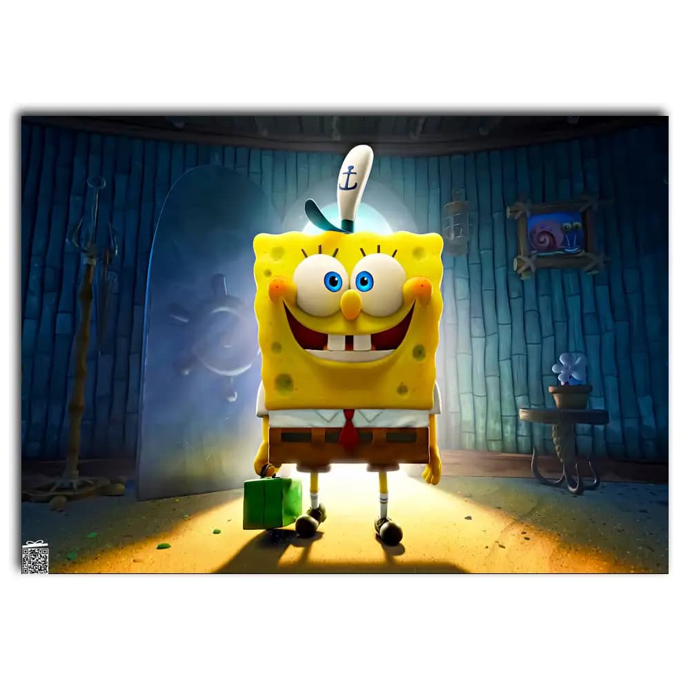 متال پوستر انیمیشن SpongeBob کد K092