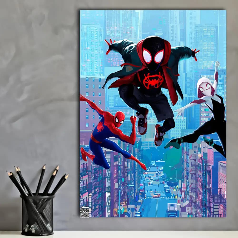 متال پوستر انیمیشن Spider-Man کد K091 — تصویر ۳