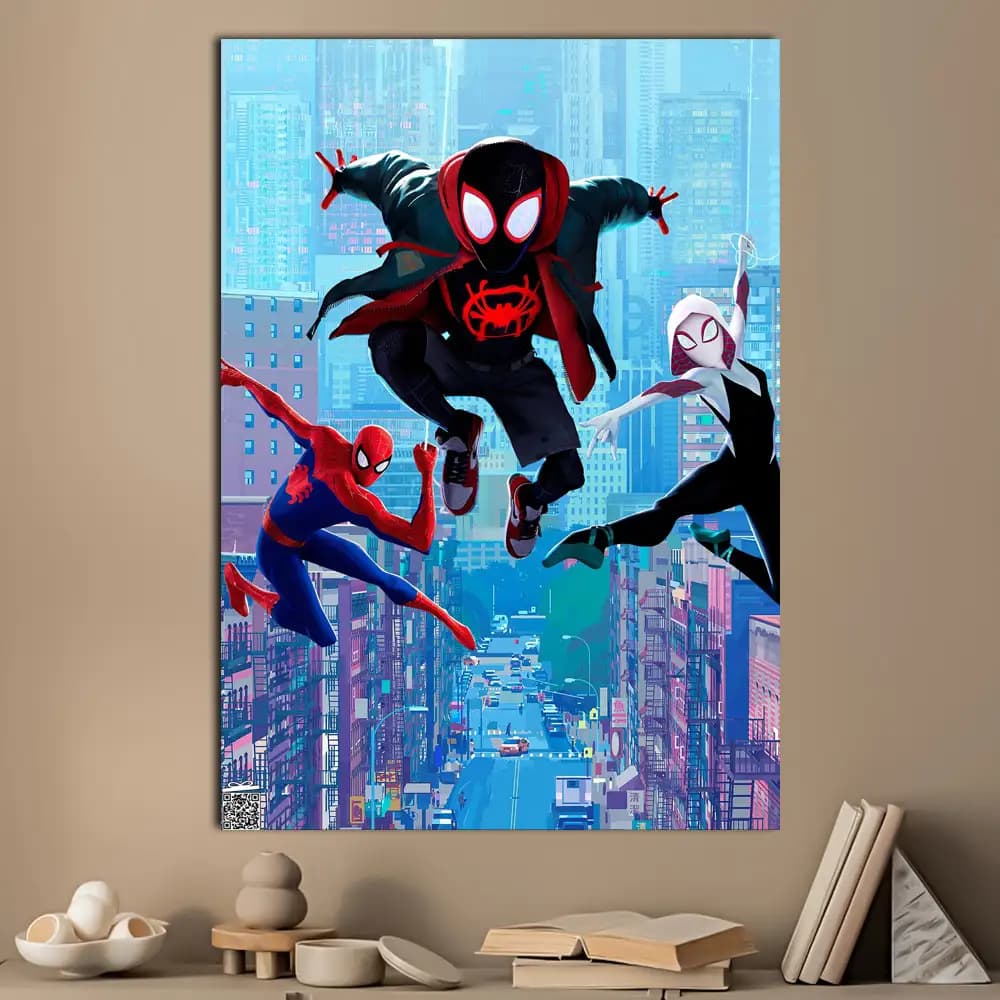متال پوستر انیمیشن Spider-Man کد K091 — تصویر ۴