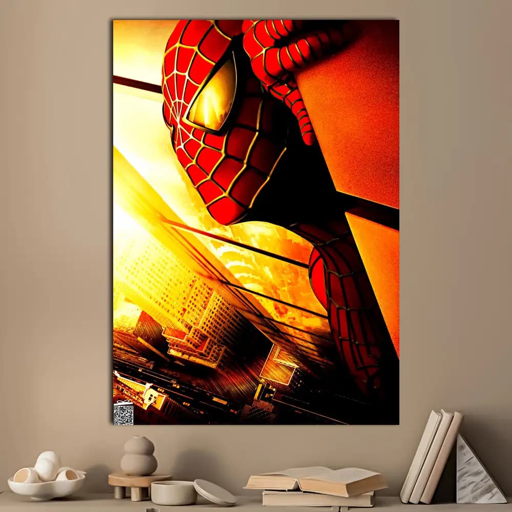 متال پوستر انیمیشن Spider-Man کد K090 — تصویر ۴