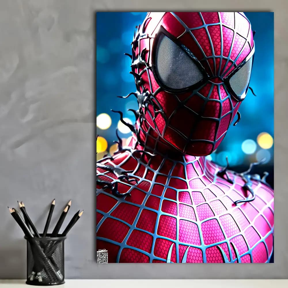 متال پوستر انیمیشن Spider-Man کد K089 — تصویر ۳