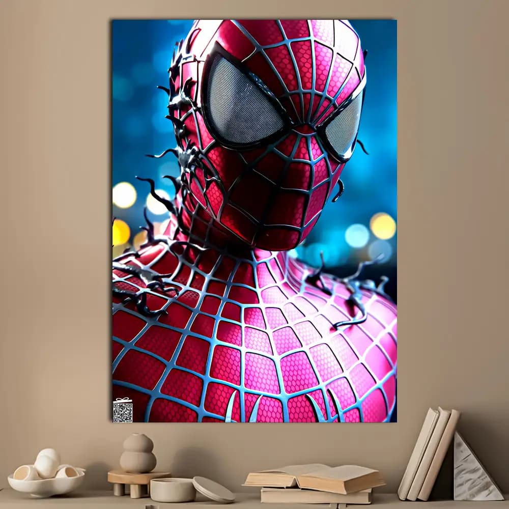 متال پوستر انیمیشن Spider-Man کد K089 — تصویر ۴