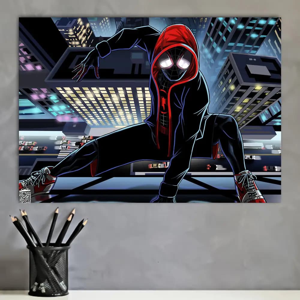 متال پوستر انیمیشن Spider-Man کد K088 — تصویر ۴