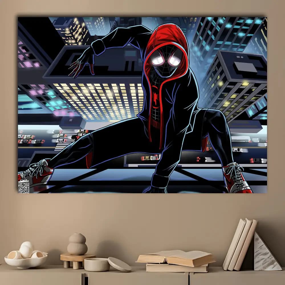 متال پوستر انیمیشن Spider-Man کد K088 — تصویر ۳