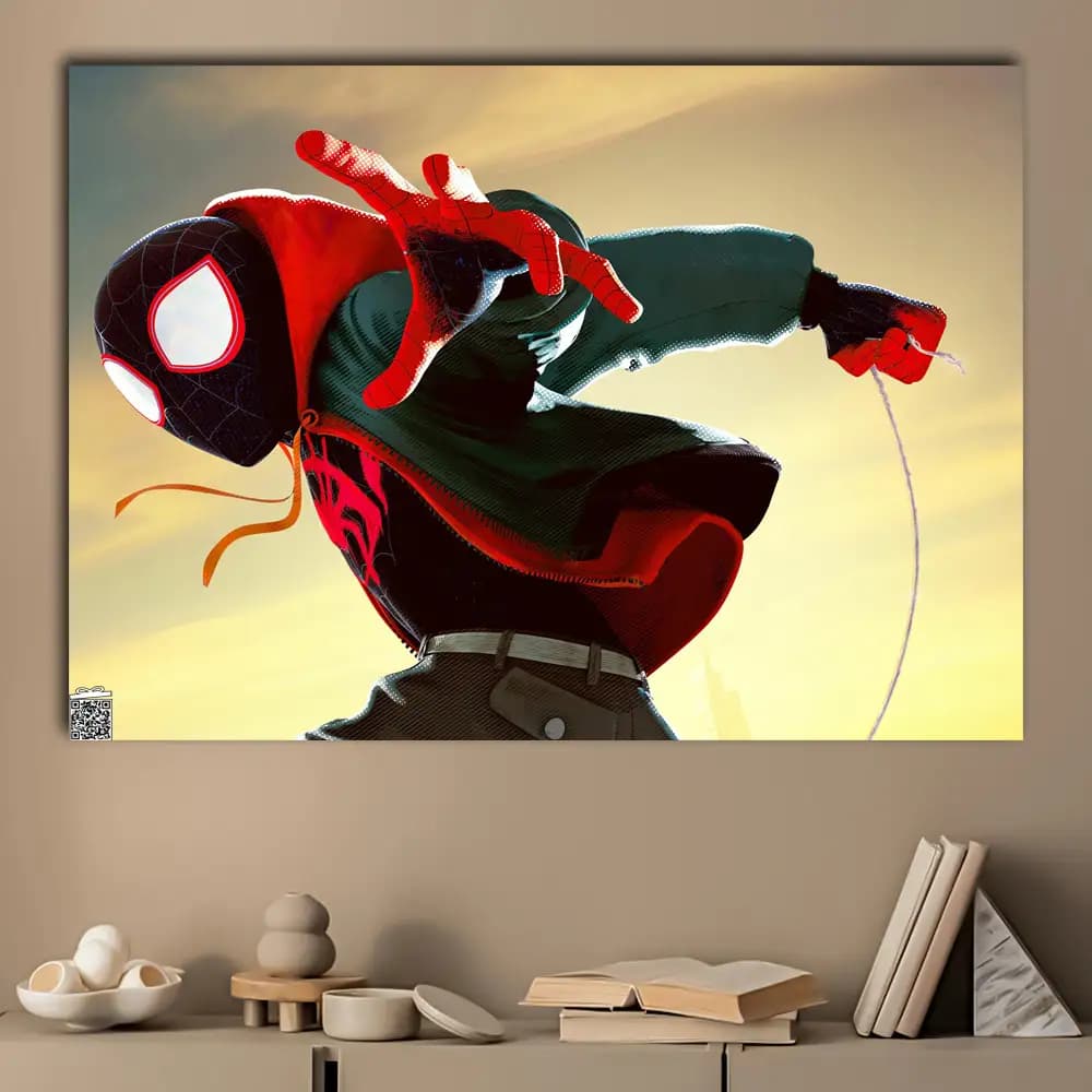 متال پوستر انیمیشن Spider-Man کد K087 — تصویر ۳