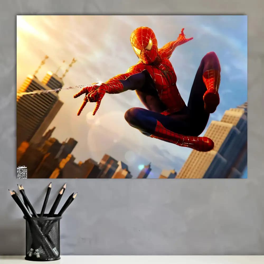 متال پوستر انیمیشن Spider-Man کد K084 — تصویر ۴
