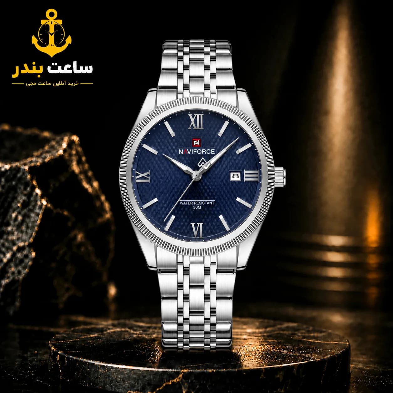 ساعت مچی مردانه نیوی فورس NAVIFORCE NF9282 SBE اورجینال