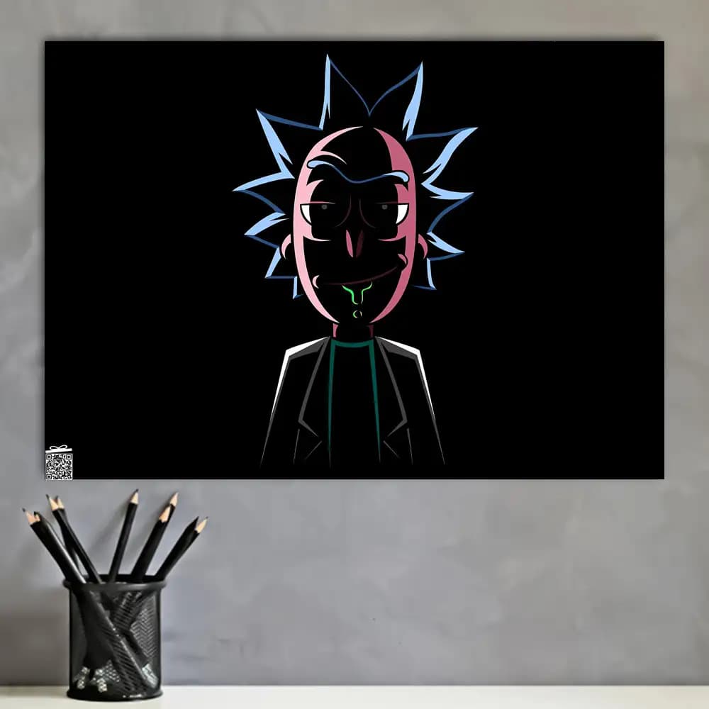 متال پوستر انیمیشن Rick And Morty کد K070 — تصویر ۴