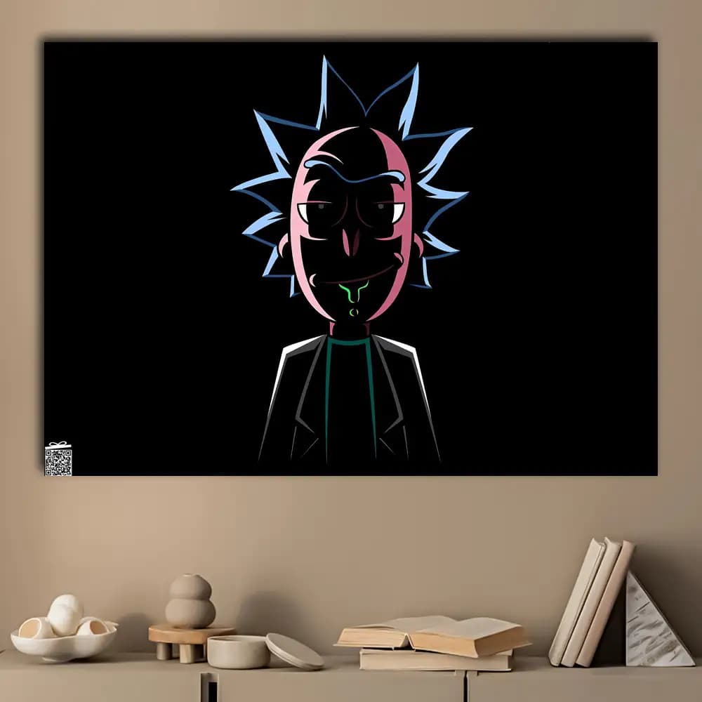 متال پوستر انیمیشن Rick And Morty کد K070 — تصویر ۳