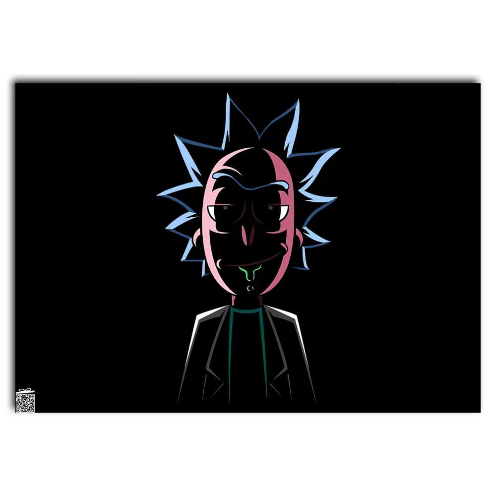 متال پوستر انیمیشن Rick And Morty کد K070
