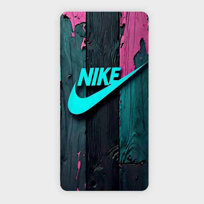 حوله ورزشی طرح Nike نئونی | حوله میکروفایبر شیک با طرح چوبی 120×60 — تصویر ۲