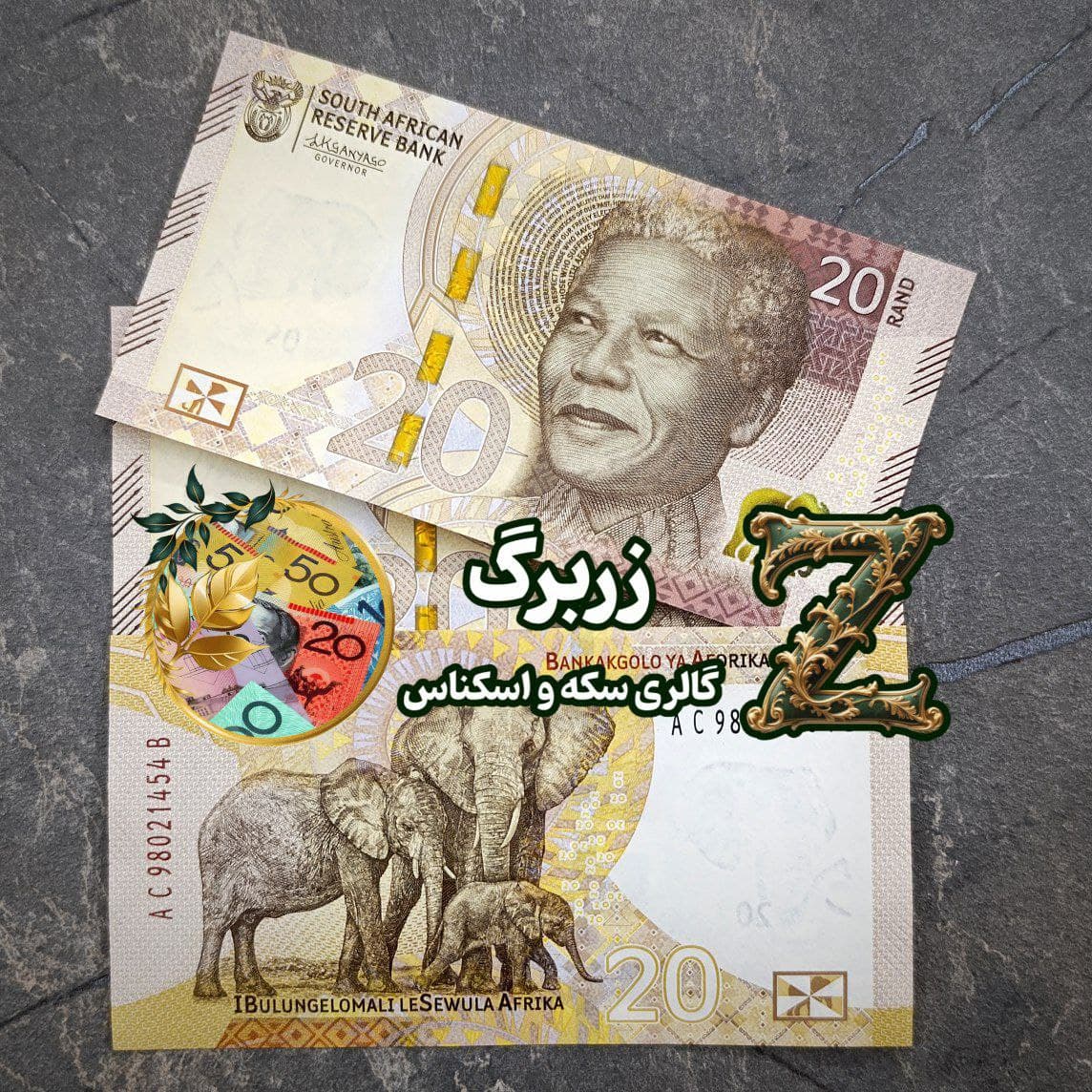 اسکناس بیست راند آفریقای جنوبی