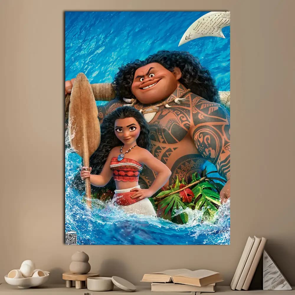 متال پوستر انیمیشن Moana کد K049 — تصویر ۴