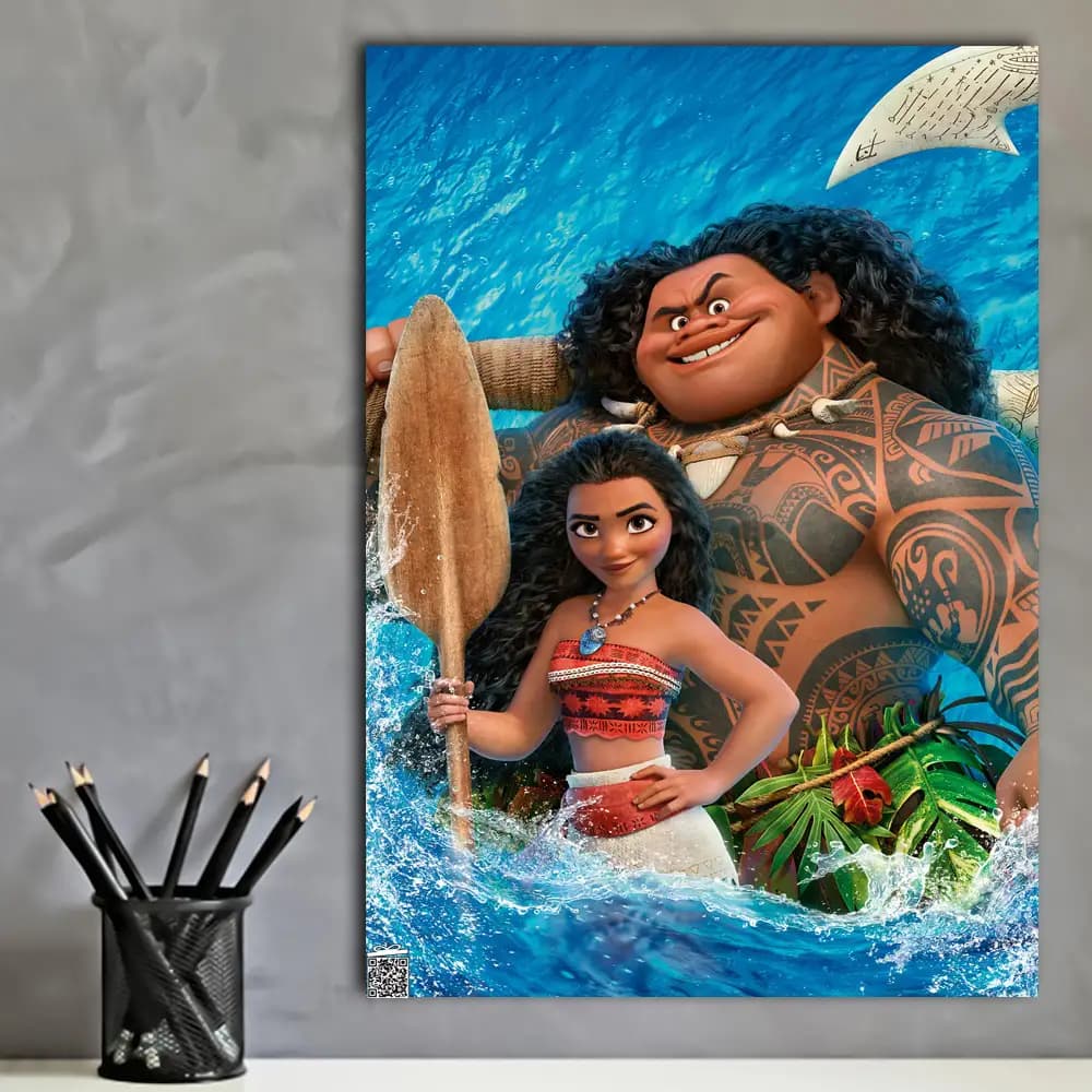 متال پوستر انیمیشن Moana کد K049 — تصویر ۳