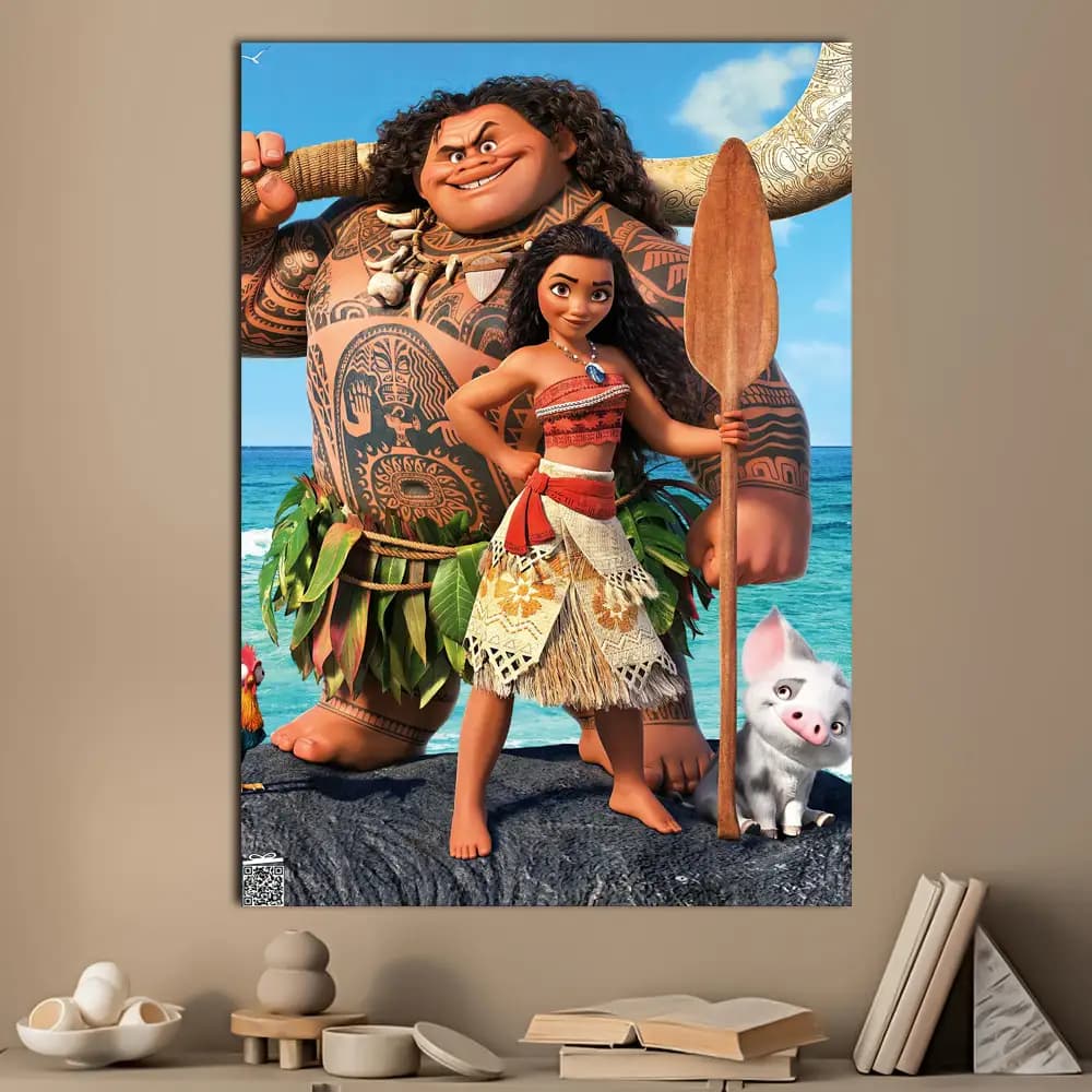 متال پوستر انیمیشن Moana کد K048 — تصویر ۴