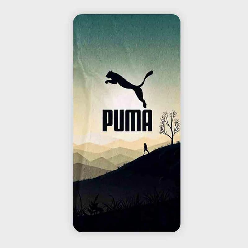 حوله باشگاهی طرح Puma Mountain | حوله ورزشی با لوگوی پوما 120×60 — تصویر ۲