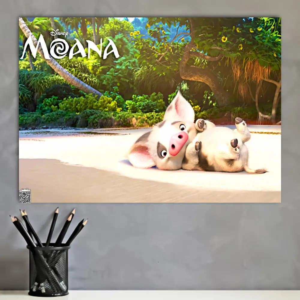 متال پوستر انیمیشن Moana کد K045 — تصویر ۴