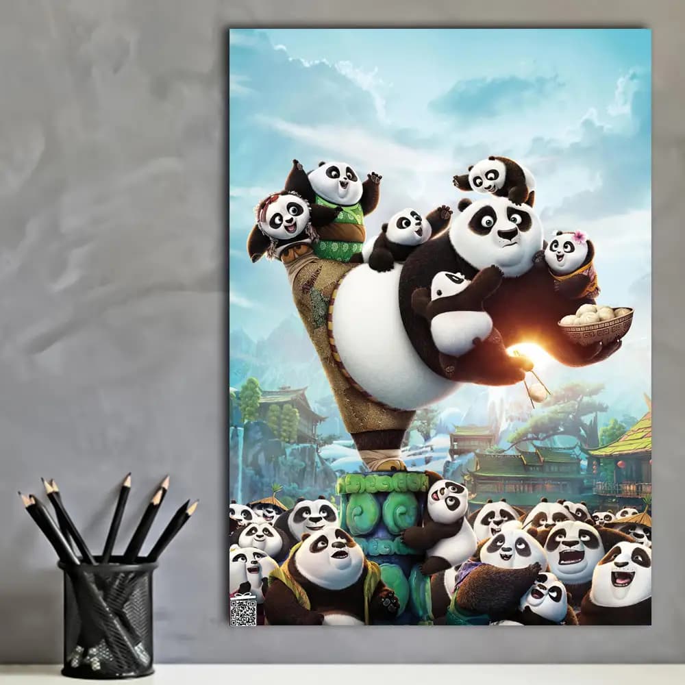 متال پوستر انیمیشن Kung Fu Panda کد K038 — تصویر ۳