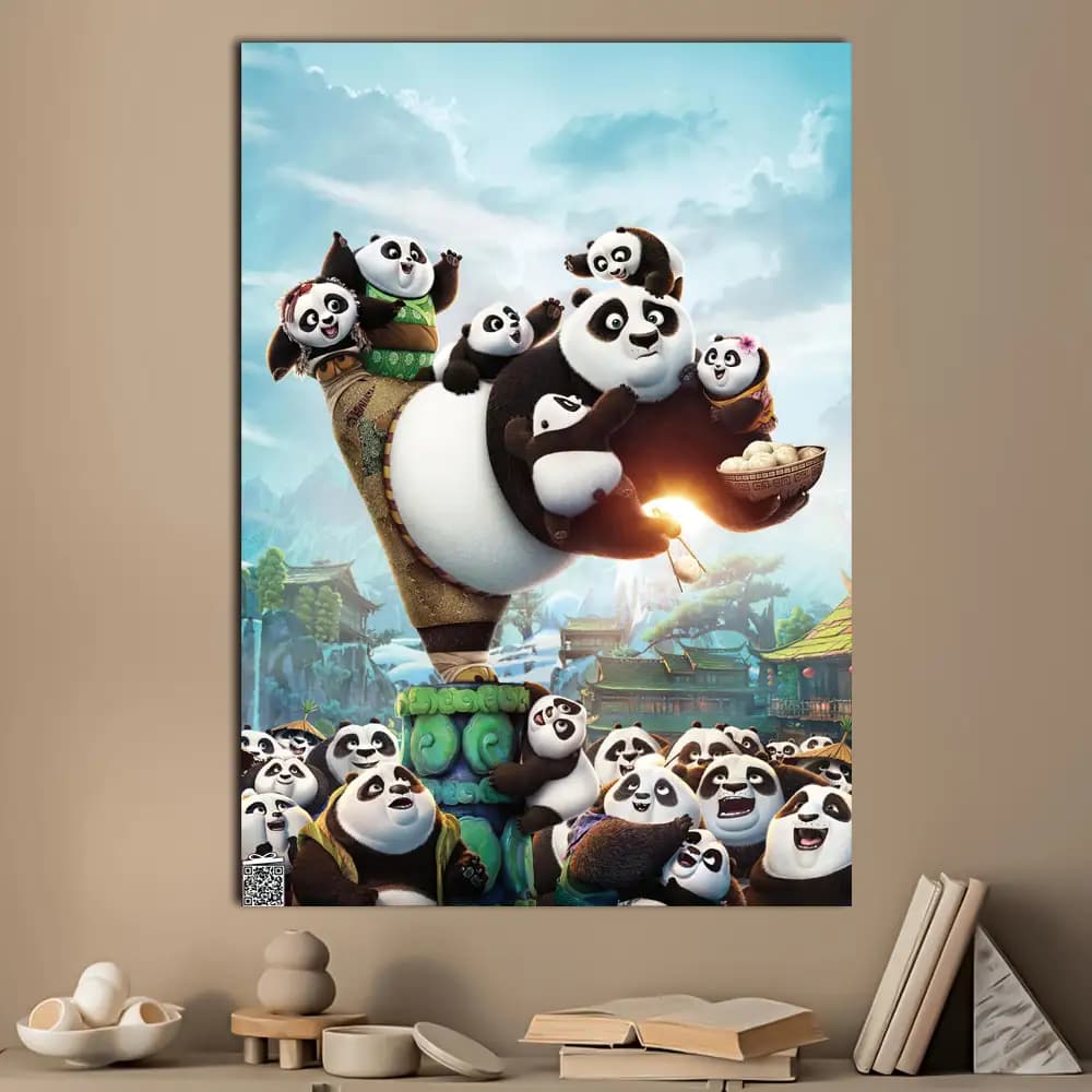 متال پوستر انیمیشن Kung Fu Panda کد K038 — تصویر ۴