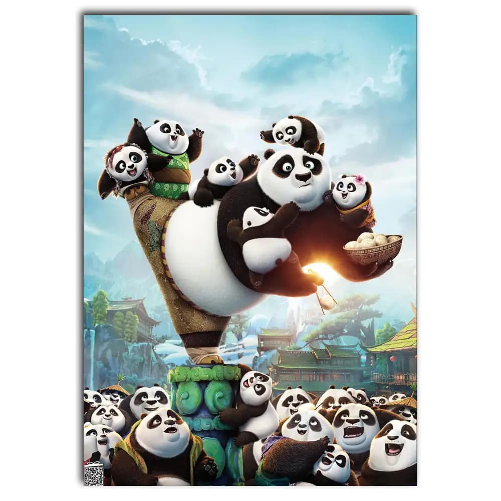 متال پوستر انیمیشن Kung Fu Panda کد K038 — تصویر ۲