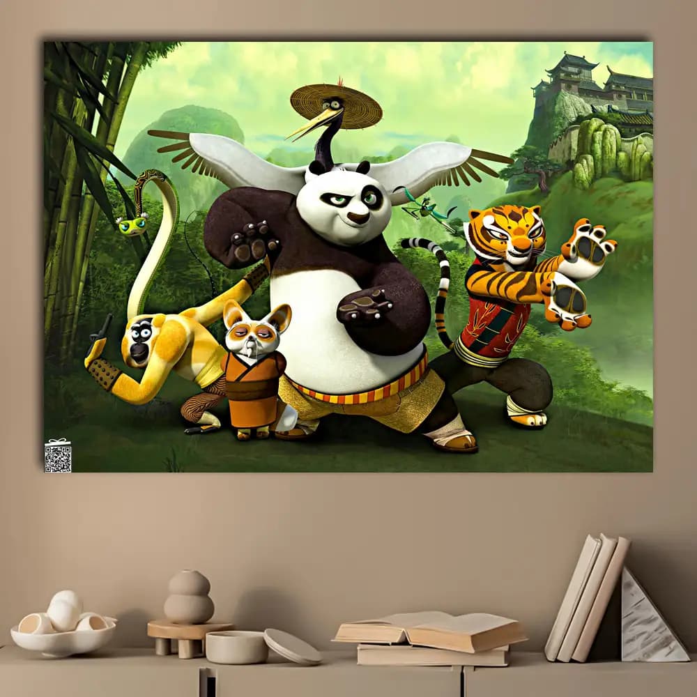 متال پوستر انیمیشن Kung Fu Panda کد K037 — تصویر ۳