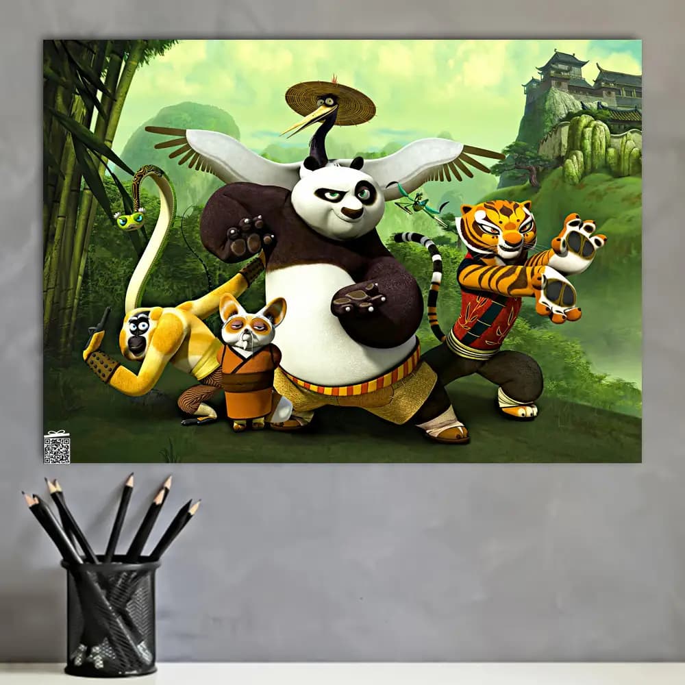 متال پوستر انیمیشن Kung Fu Panda کد K037 — تصویر ۴