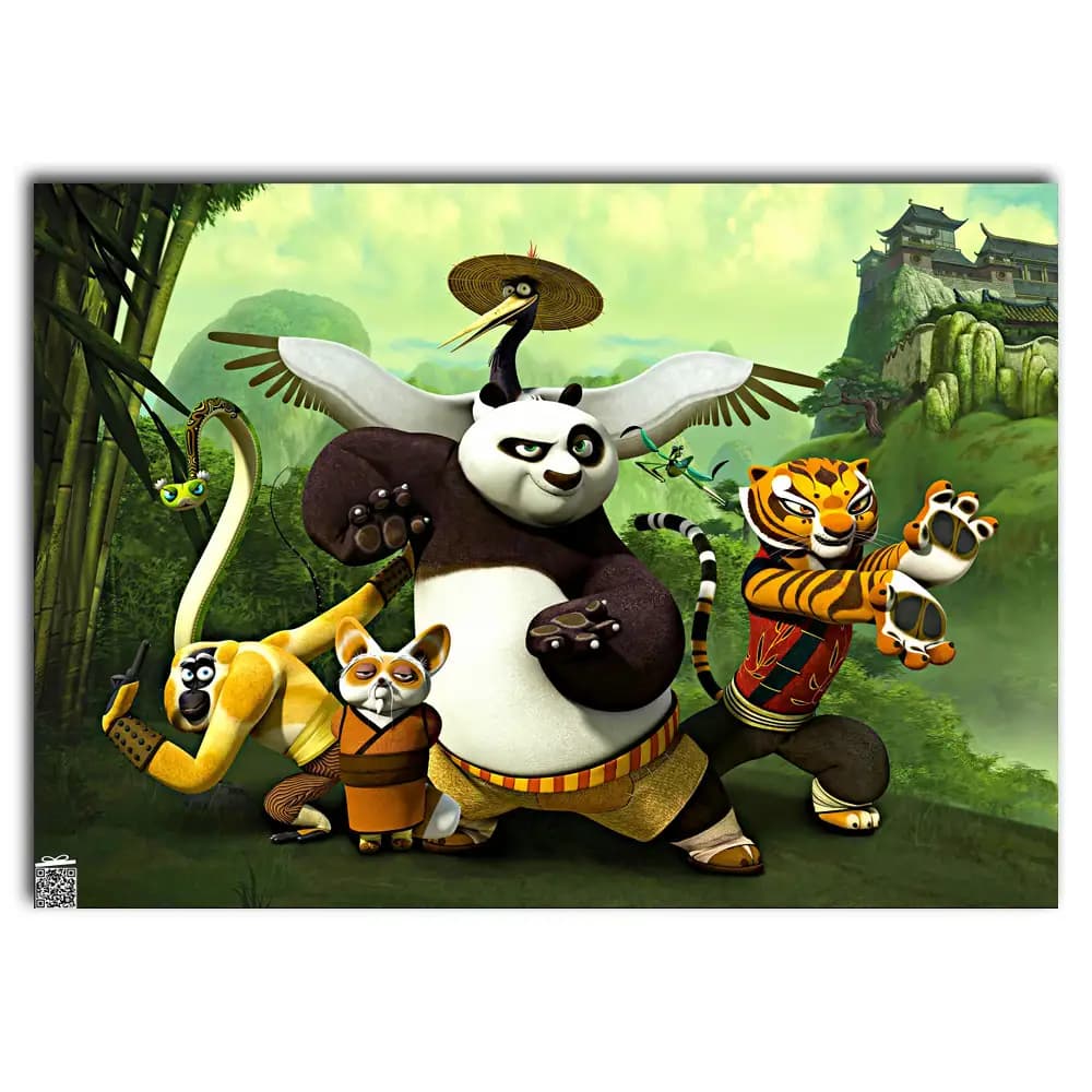 متال پوستر انیمیشن Kung Fu Panda کد K037
