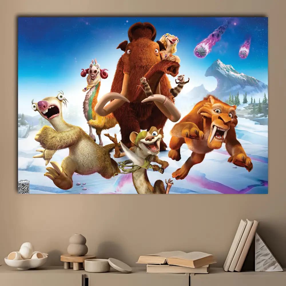 متال پوستر انیمیشن Ice Age کد K035 — تصویر ۳