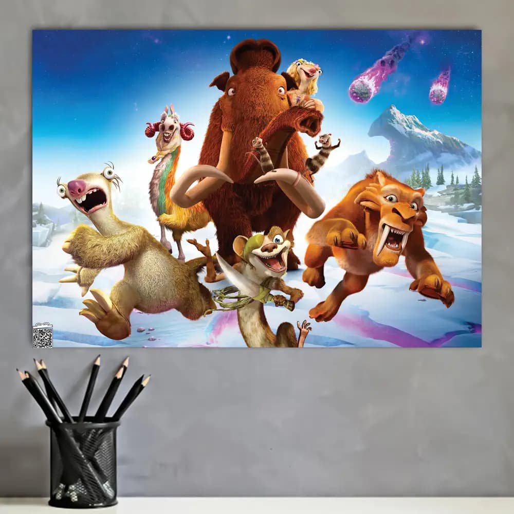 متال پوستر انیمیشن Ice Age کد K035 — تصویر ۴