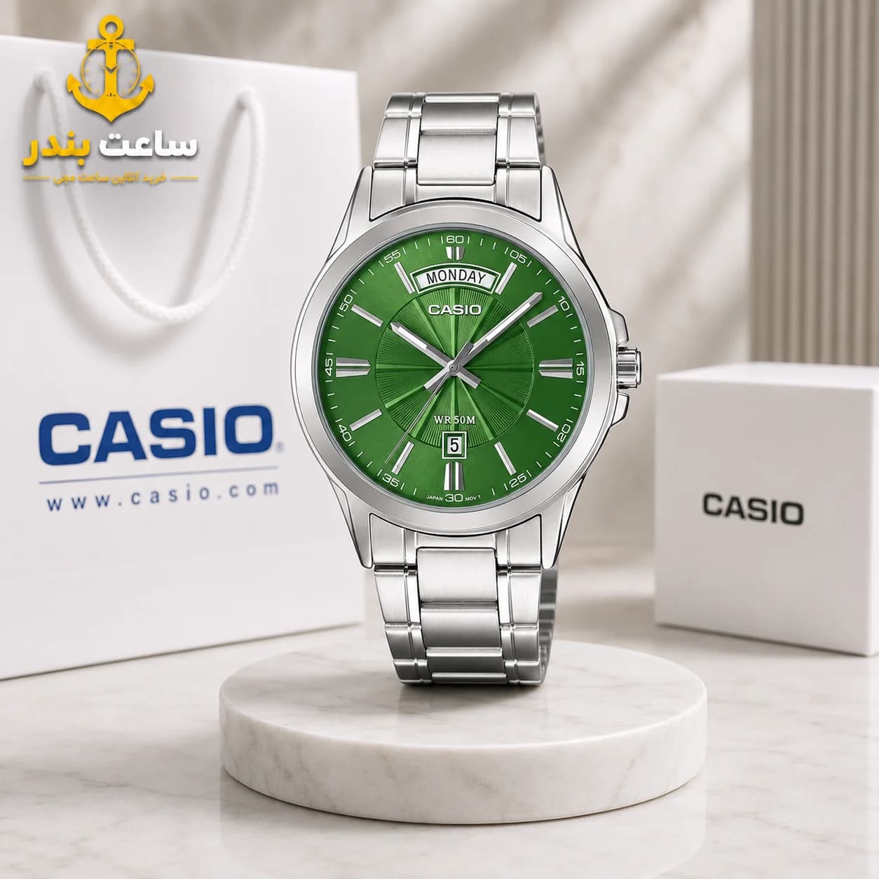 ساعت مچی مردانه کاسیو CASIO MTP-1381D-3AVDF اورجینال