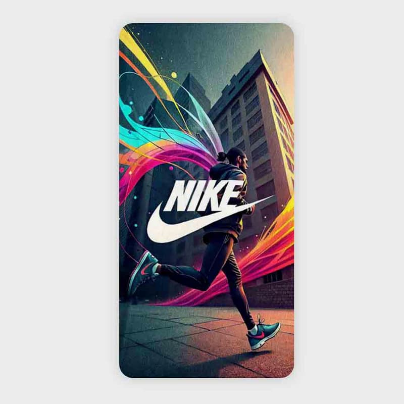 حوله ورزشی طرح Don’t Stop Running | مدل دونده شهری با طراحی انرژی‌زا 120×60