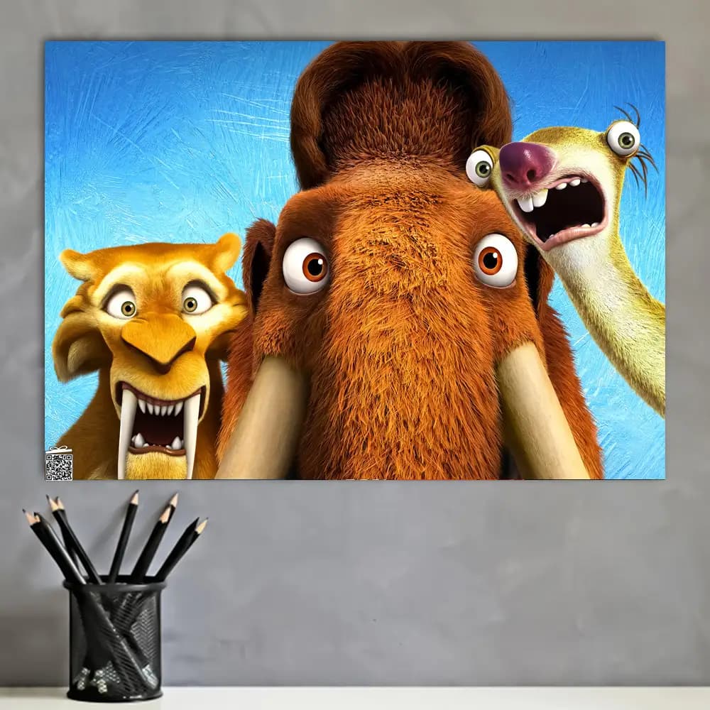متال پوستر انیمیشن Ice Age کد K032 — تصویر ۴