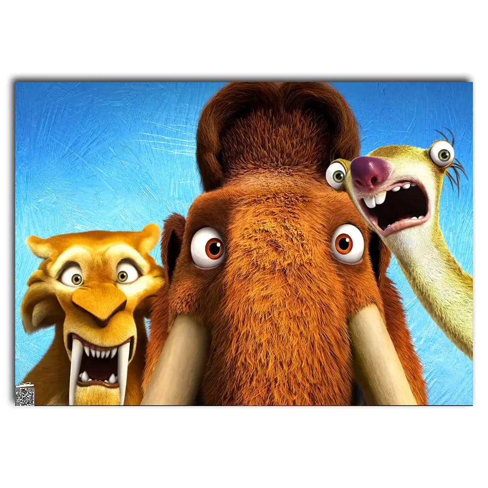 متال پوستر انیمیشن Ice Age کد K032 — تصویر ۲