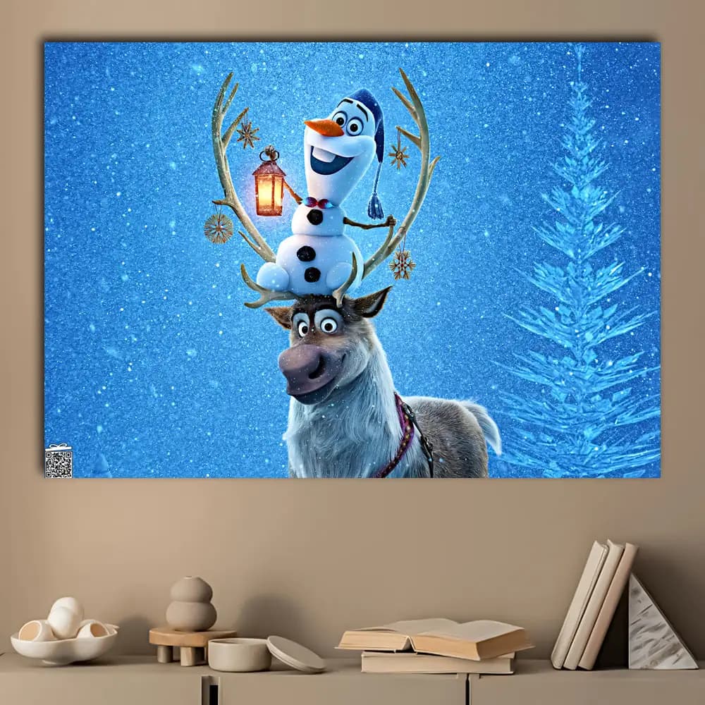 متال پوستر انیمیشن Frozen کد K028 — تصویر ۳