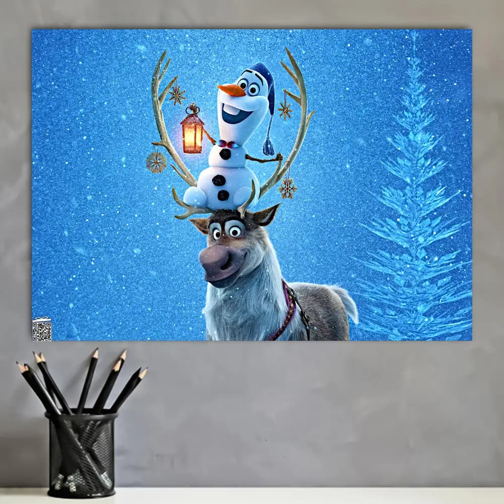 متال پوستر انیمیشن Frozen کد K028 — تصویر ۴