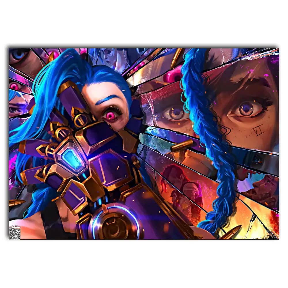 متال پوستر انیمیشن Arcane کد K021 — تصویر ۲