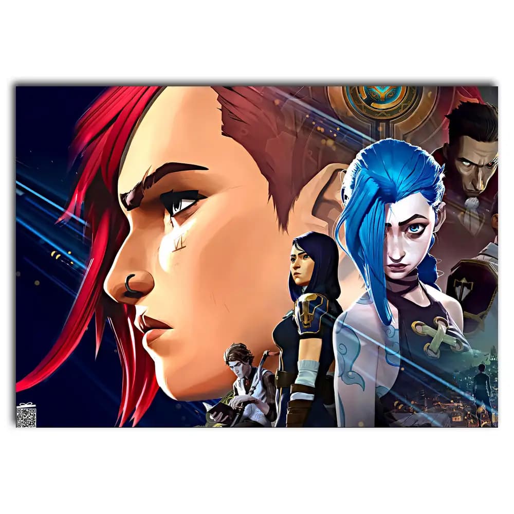 متال پوستر انیمیشن Arcane کد K020