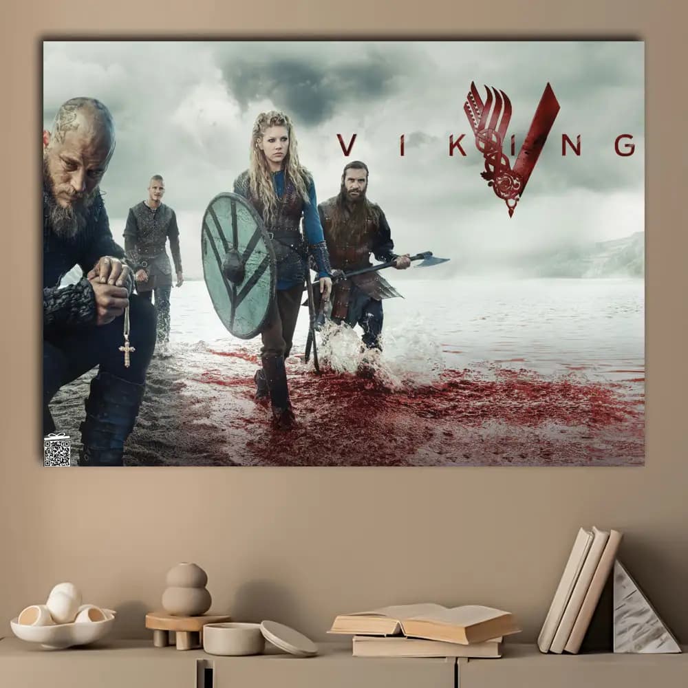 متال پوستر سریال Viking کد S019 — تصویر ۳