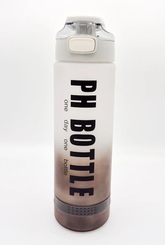 قمقمه PH Bottle یک لیتری | مات، درب قفلی ضامن‌دار مناسب ورزش و باشگاه — تصویر ۳