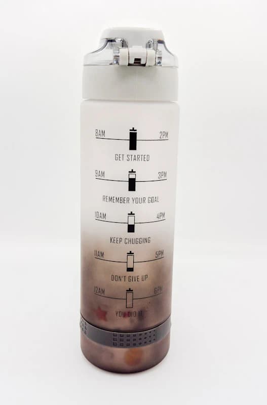 قمقمه PH Bottle یک لیتری | مات، درب قفلی ضامن‌دار مناسب ورزش و باشگاه — تصویر ۴