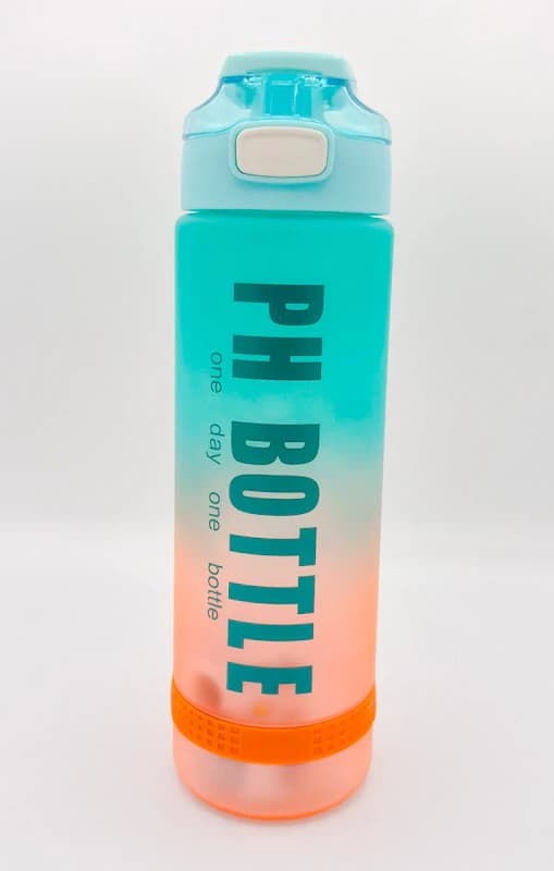 قمقمه PH Bottle یک لیتری | مات، درب قفلی ضامن‌دار مناسب ورزش و باشگاه — تصویر ۷