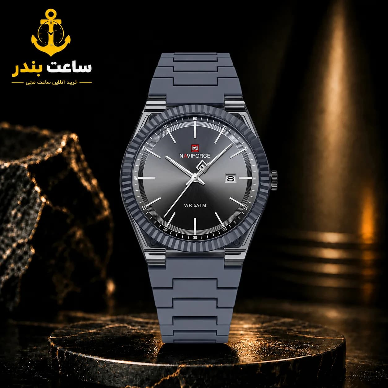 ساعت مچی مردانه نیوی فورس NAVIFORCE NF6116 TGY اورجینال