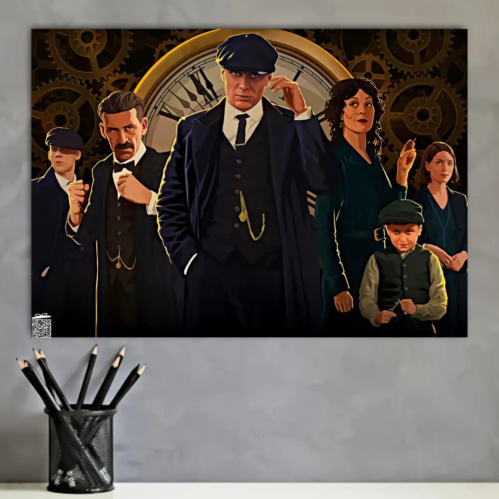متال پوستر سریال Peaky Blinders کد S011 — تصویر ۴