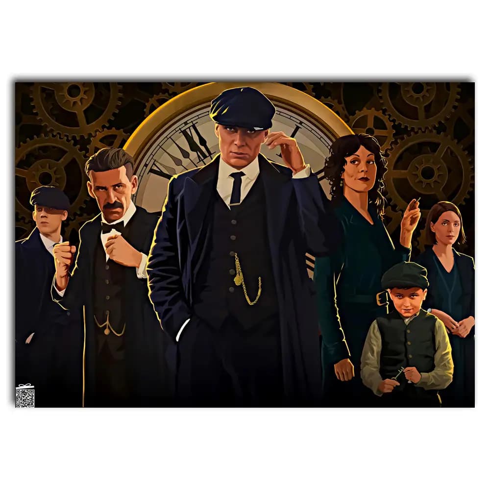 متال پوستر سریال Peaky Blinders کد S011