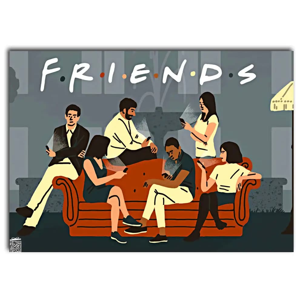 متال پوستر سریال Friends کد S003
