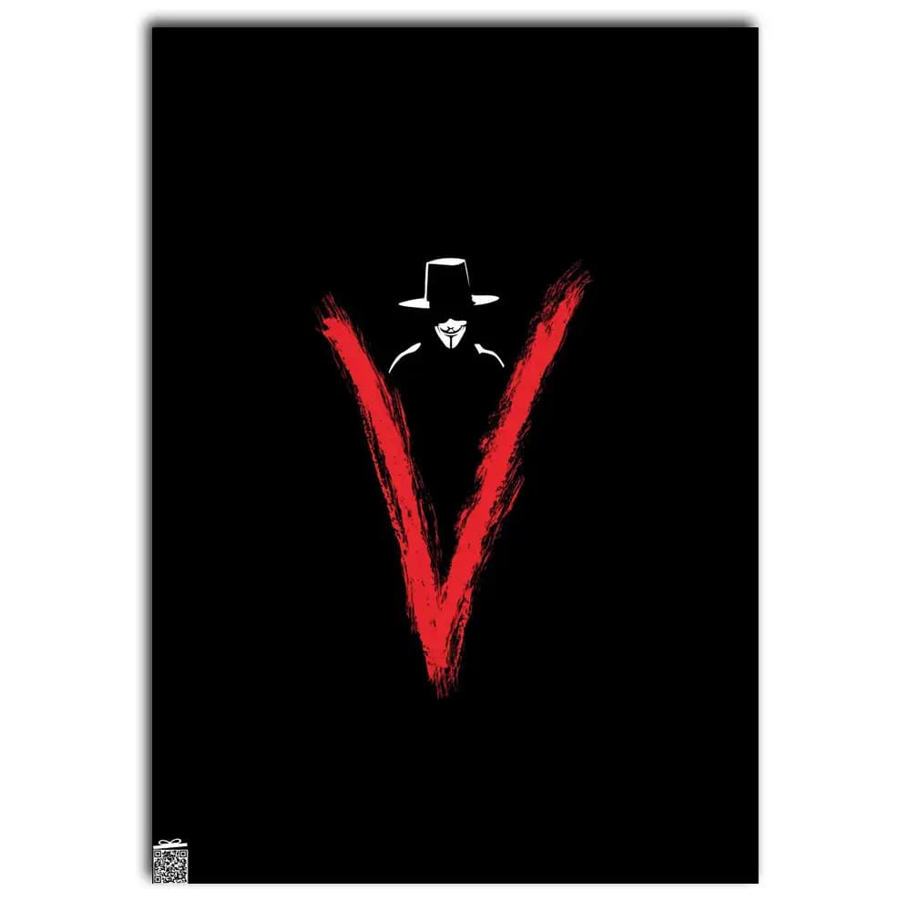 متال پوستر فیلم V For Vendetta کد M078